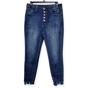 Fashion Jeans‎ Women’s Classic Blue Skinny Cropped Jeans 30W. 28L.
